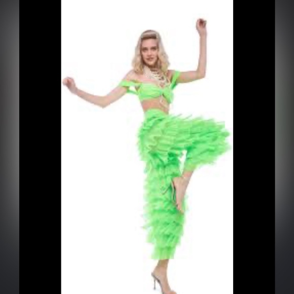 Norma Kamala Wide Leg Ruffle Pants - Picture 1 of 9